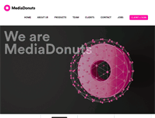Tablet Screenshot of mediadonuts.com